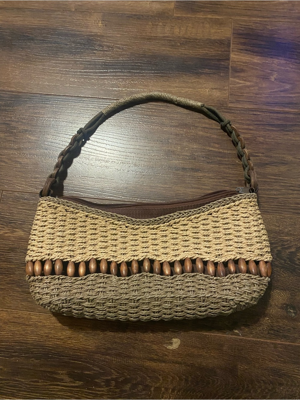Boho straw bag